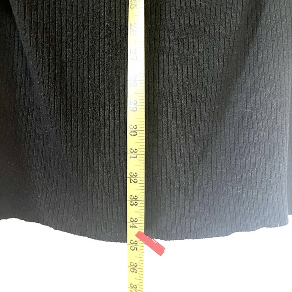 FREE PEOPLE High-Low Sweater Dress or Long Top in Black - Picture 10 of 10